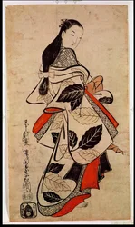 Stehende Kurtisane, veröffentlicht 1710